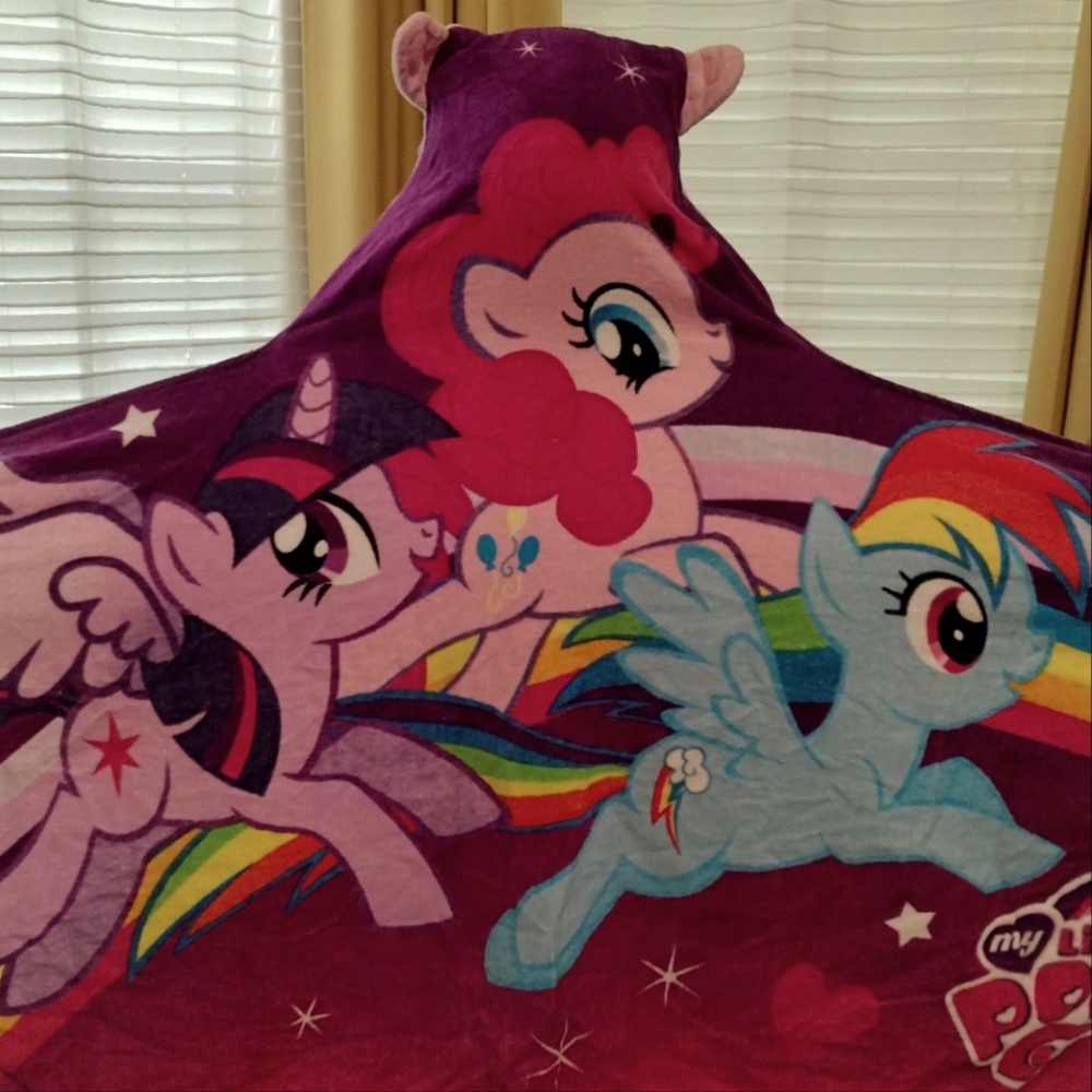 My little Pony Hooded Kid Towel